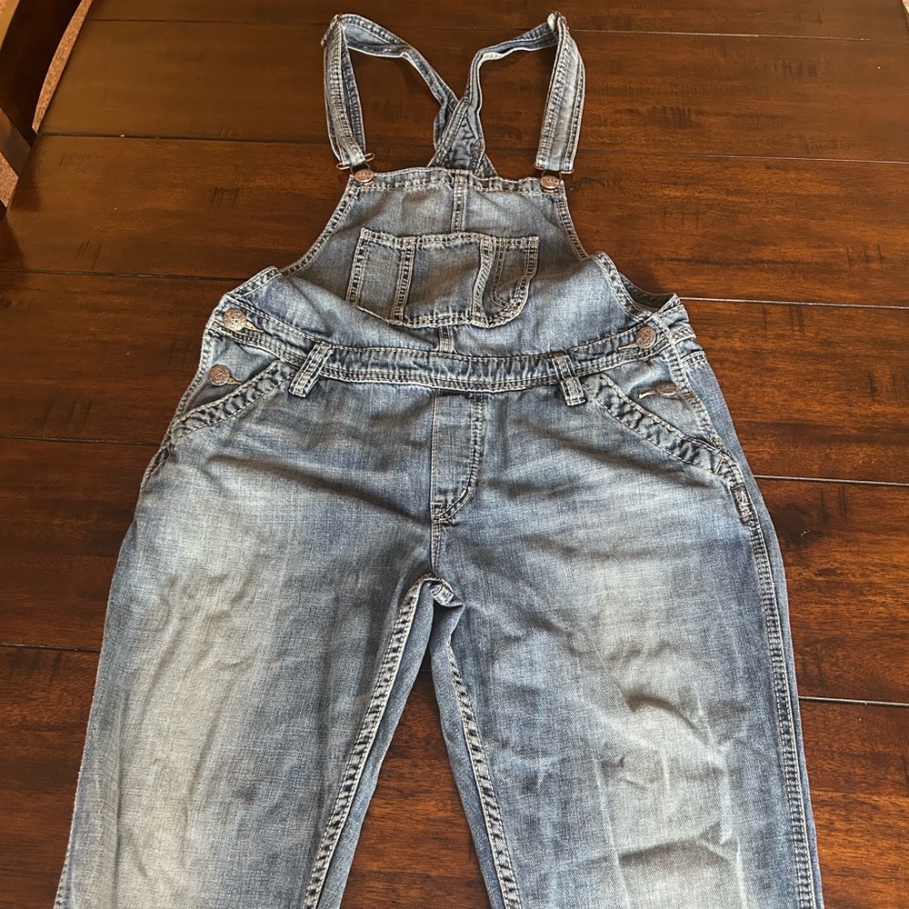 Silver Jeans denim overalls XL 29.5